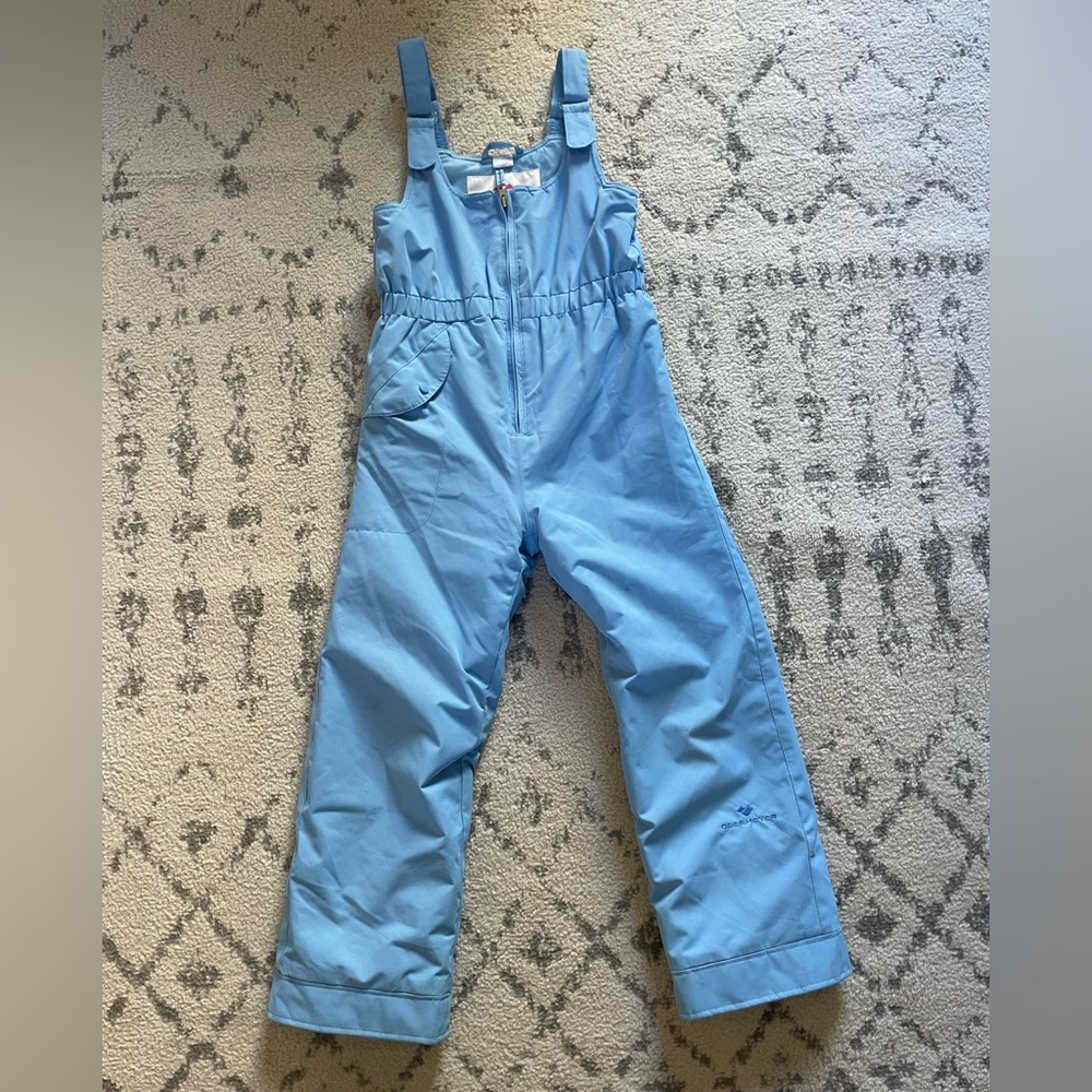 Obermeyer Ski bib pants. Size 8 girl.